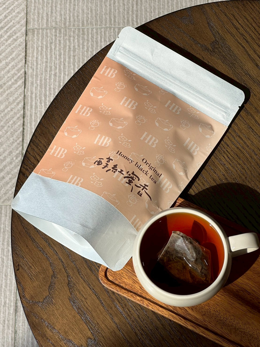 honey micha tea bag